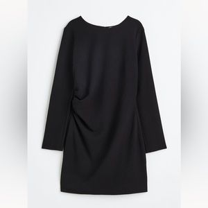 H&M Gathered Creped Dress